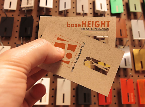 Baseheight Laser Cut Business Cards