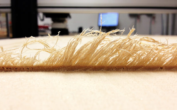 Basswood Fibers While CNC Routing