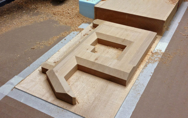 CNC Routing Basswood Architectural Model