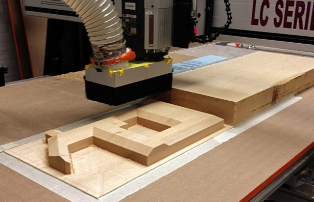 CNC Routing Basswood Architectural Model
