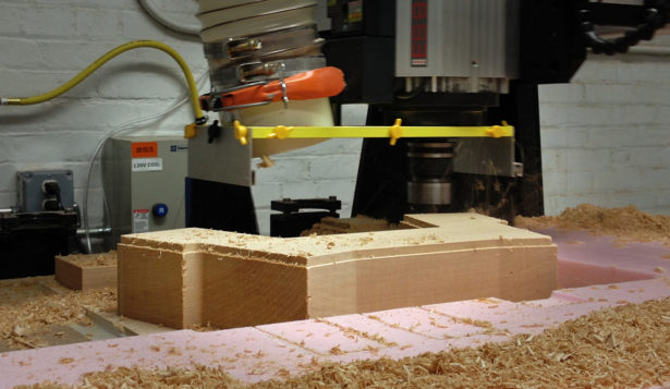 CNC Routing Basswood Architectural Model