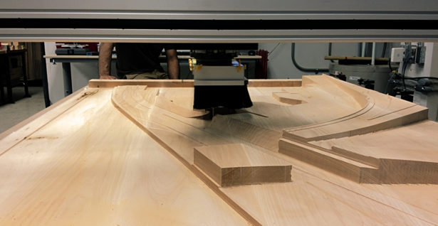 CNC Routing Basswood Architectural Landscape Model