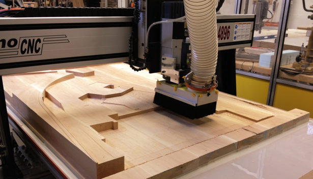 CNC Routing Basswood Architectural Landscape Model