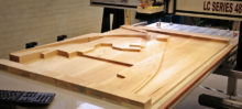 Kennedy Center Site Model in Basswood
