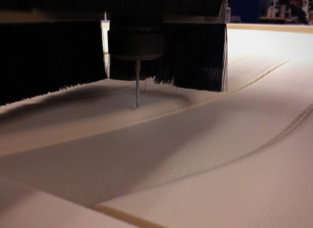 CNC Routing Foam for Architectural Site Model