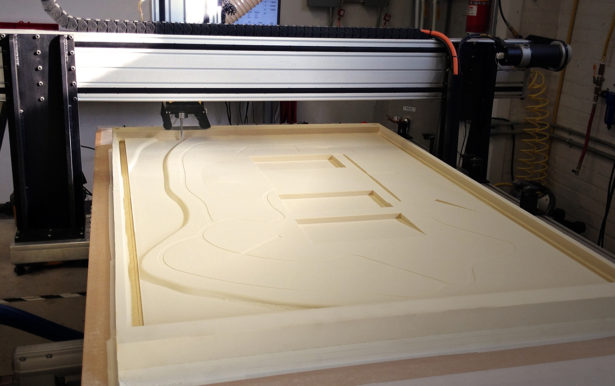 CNC Routing Foam for Architectural Site Model