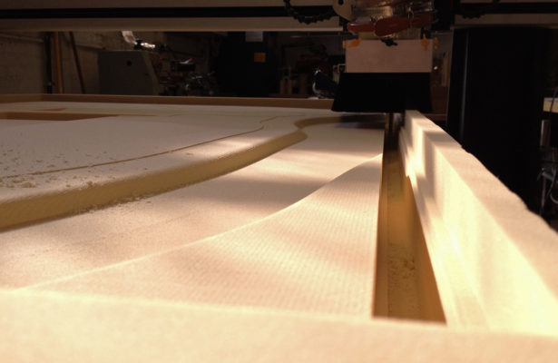 CNC Routing Foam for Architectural Site Model