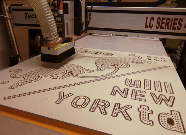 CNC Routing Red Bull Pencil Sign