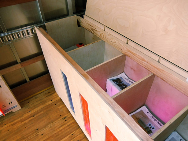 Newspaper Bins on Core 77 Design Week Delivery Truck