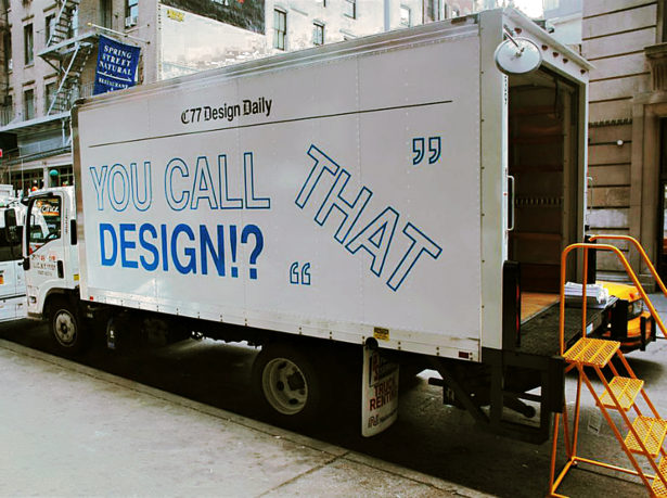 Core 77 Design Week Delivery Truck
