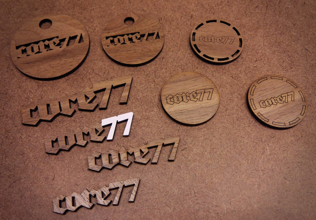 Poker Chip Prototypes for Core77 Conference