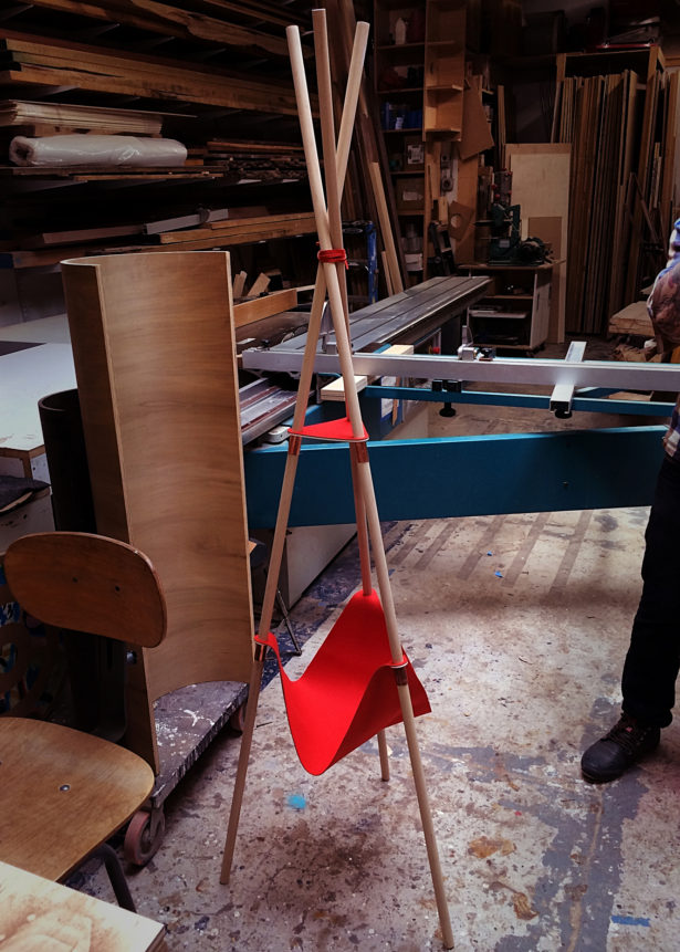 Laser Cut Felt for Furniture Prototype