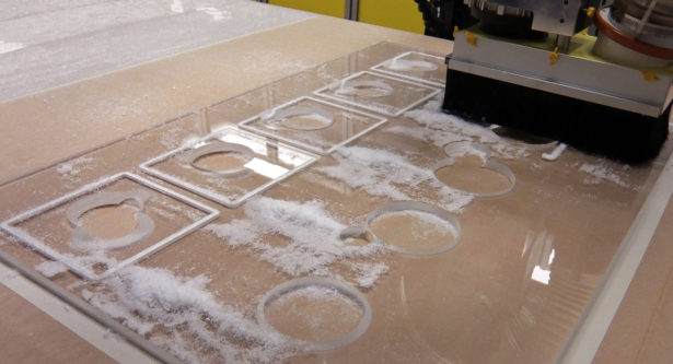 CNC Routing Acrylic for Architectural Model