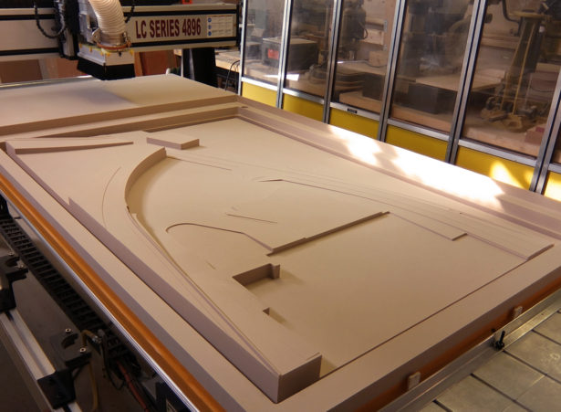 Architectural Site Model in Foam