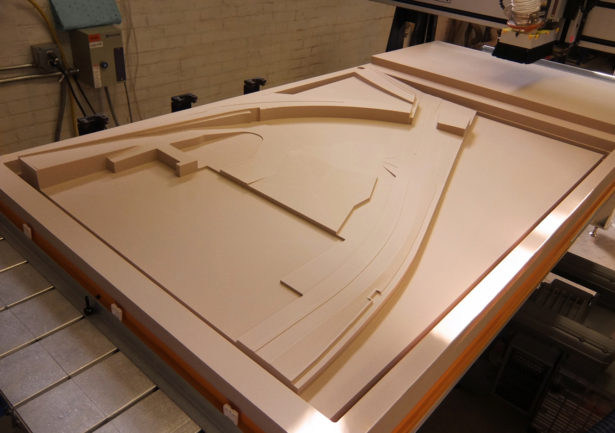 Architectural Site Model in Foam