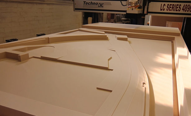 Architectural Site Model in Foam