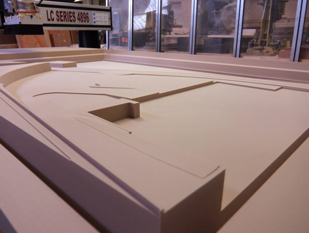 Architectural Site Model in Foam