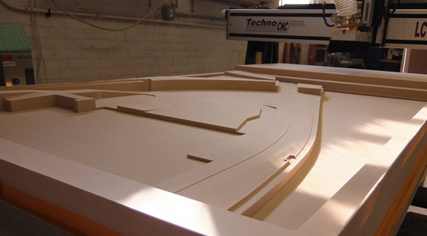 Architectural Site Model in Foam