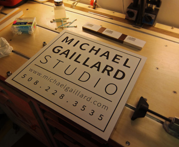 Finishing Laser Engraved Sign