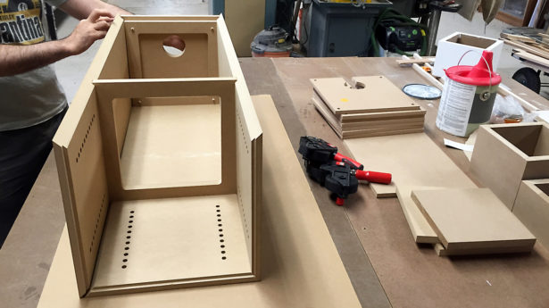 Assembly of MDF Panels