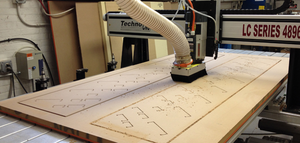 CNC Cut Panels for Alan Ruiz