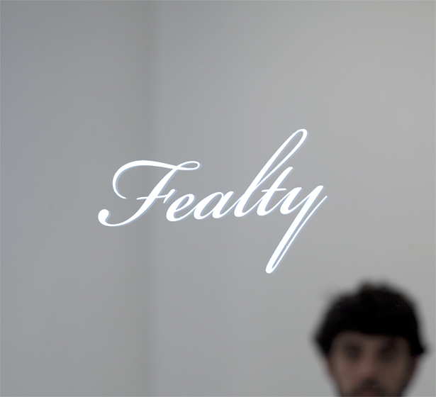 Detail of "Fealty" Mirror by David Cavaliero