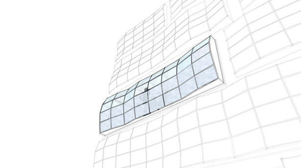 The Commons: Facade View Drawing