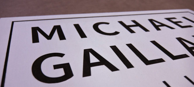 Michael Gaillard Studio Sign